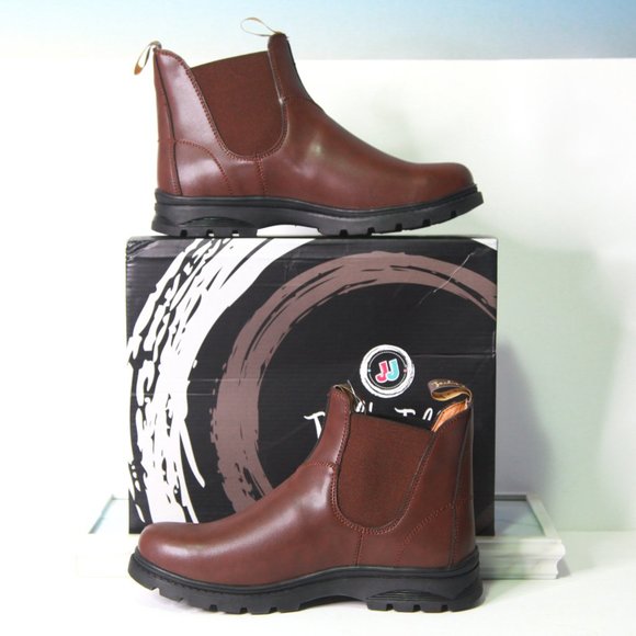Jack 'n Jill Chelsea Brown Boots Size 12 Never Worn - Picture 3 of 7